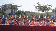 唐樹(shù)松董事長(zhǎng)參加龍歸畫(huà)院開(kāi)業(yè)慶典暨中國(guó)畫(huà)名家作品展開(kāi)幕式